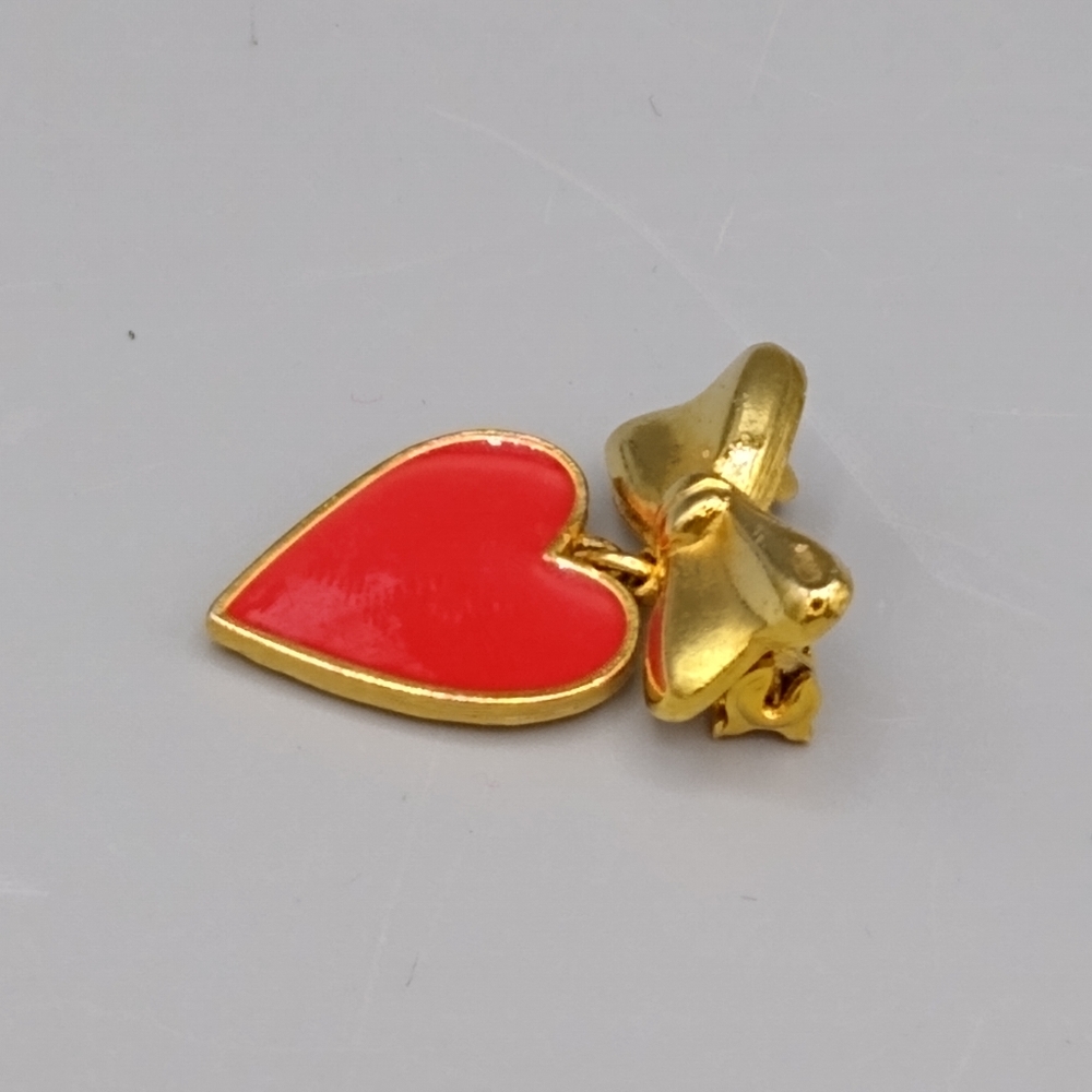 Avon Teddy Bear Pin & Red Heart Bow Brooch Set - Valentine’s Day Cute Vintage - Picture 6 of 13